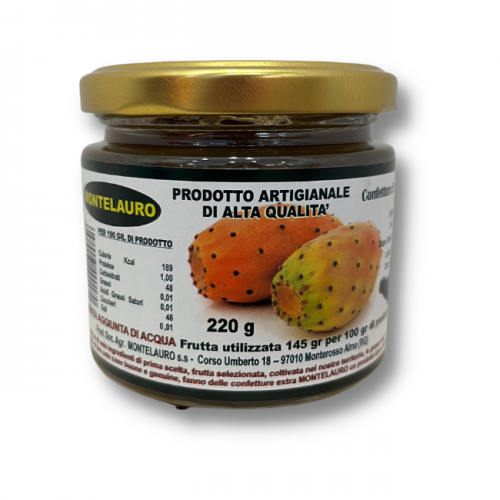 Confettura di Fichi d'India Montelauro - la casa del pomodoro. prodotti tipici siciliani online