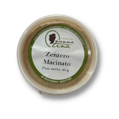 Zenzero Macinato 40g Nonna Tina - la casa del pomodoro marzamemi, prodotti tipici siciliani online