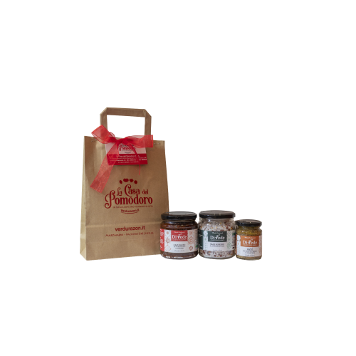 Morghella - Ceste regalo natalizie della Casa del Pomodoro marzamemi