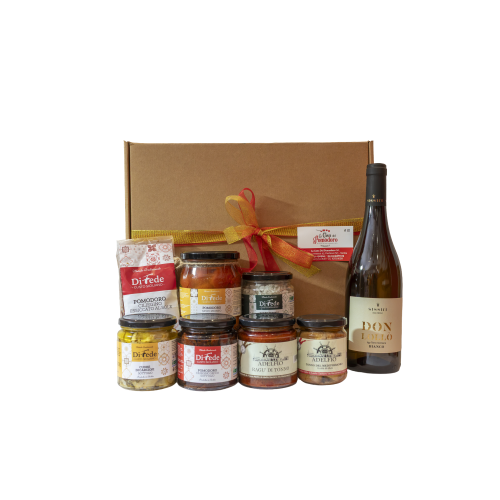 Calafarina - Ceste regalo natalizie della Casa del Pomodoro marzamemi