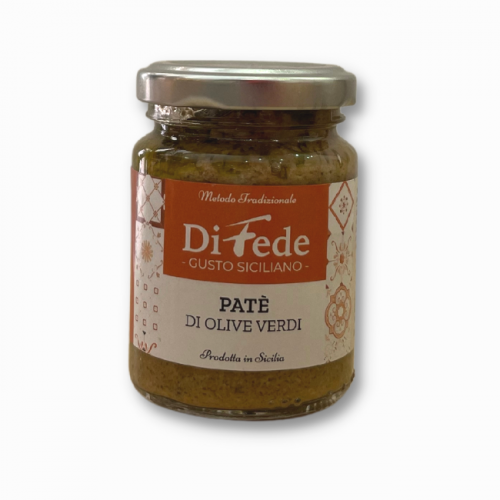 Paté di Olive verdi - La Casa del Pomodoro, prodotti tipici siciliani online shop marzamemi